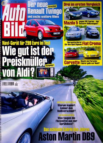 Deckblatt Auto Bild (24/2005)